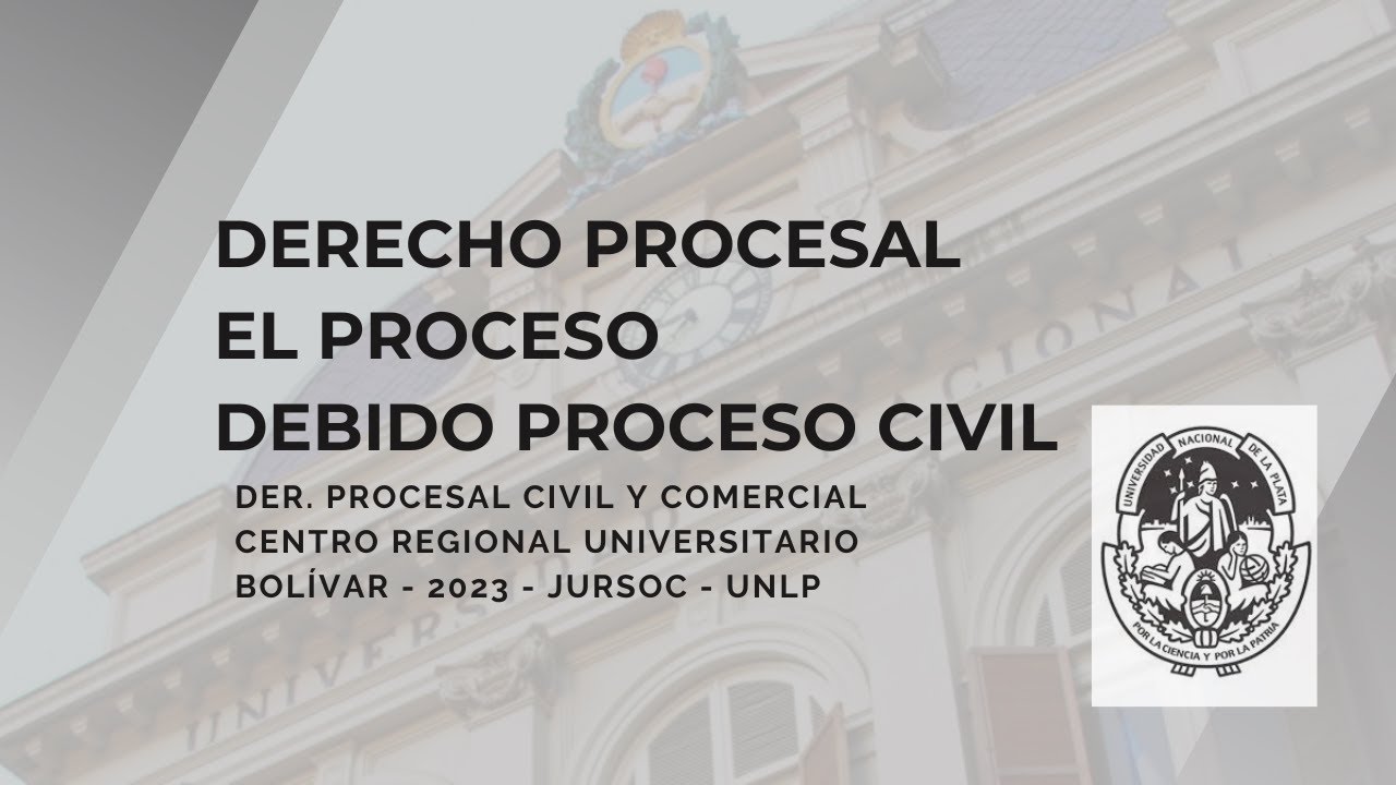 Derecho Procesal. El proceso. Debido proceso civil