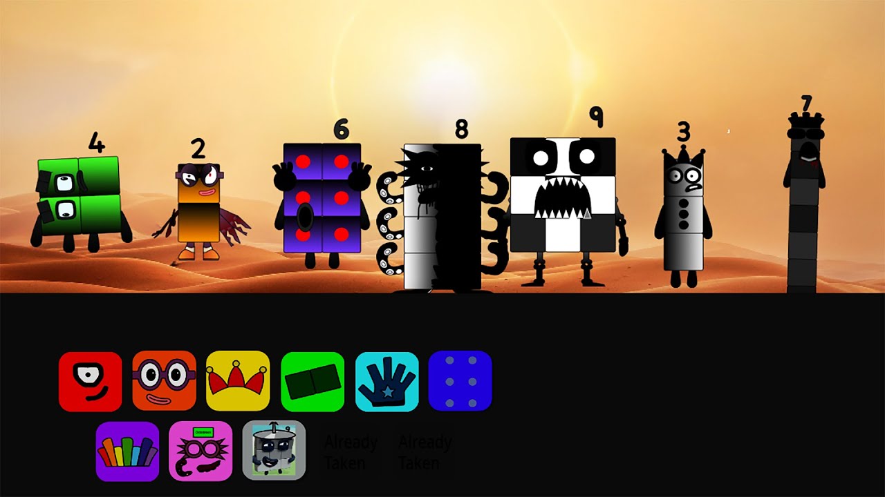 Incredibox Sprunki  Numberblocks   Only 11 icons phase 4 .5  |  But Blacks @phobiablocksbandfull