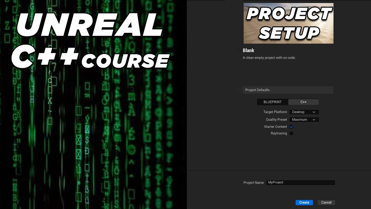 Setting up An Unreal Project for C++ Development - Unreal C++ Course #1