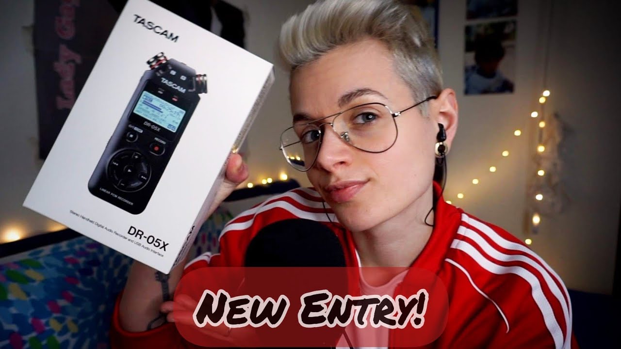 Unboxing del mio Nuovo Microfono (Tascam DR05X) 😍  *Asmr Ita*