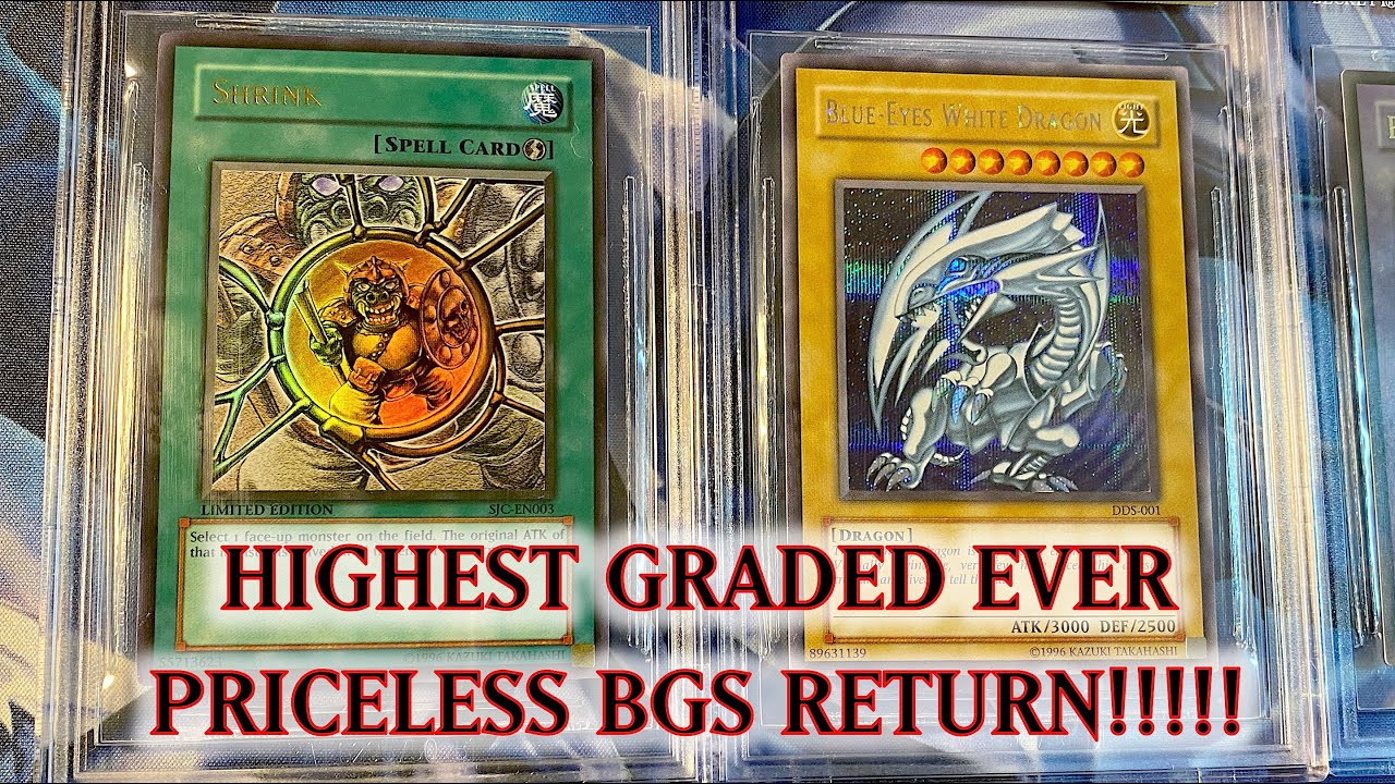 DO NOT MISS!! BGS Graded Yugioh Prize Card: Highest Ever Graded?!?! Multiple Quad+ Cards?!? INSANE