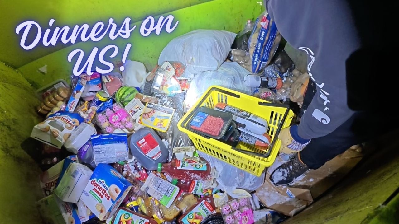 Dumpster diving MEAT AND POTATOES Winter survival guide for finding safe discarded perishables