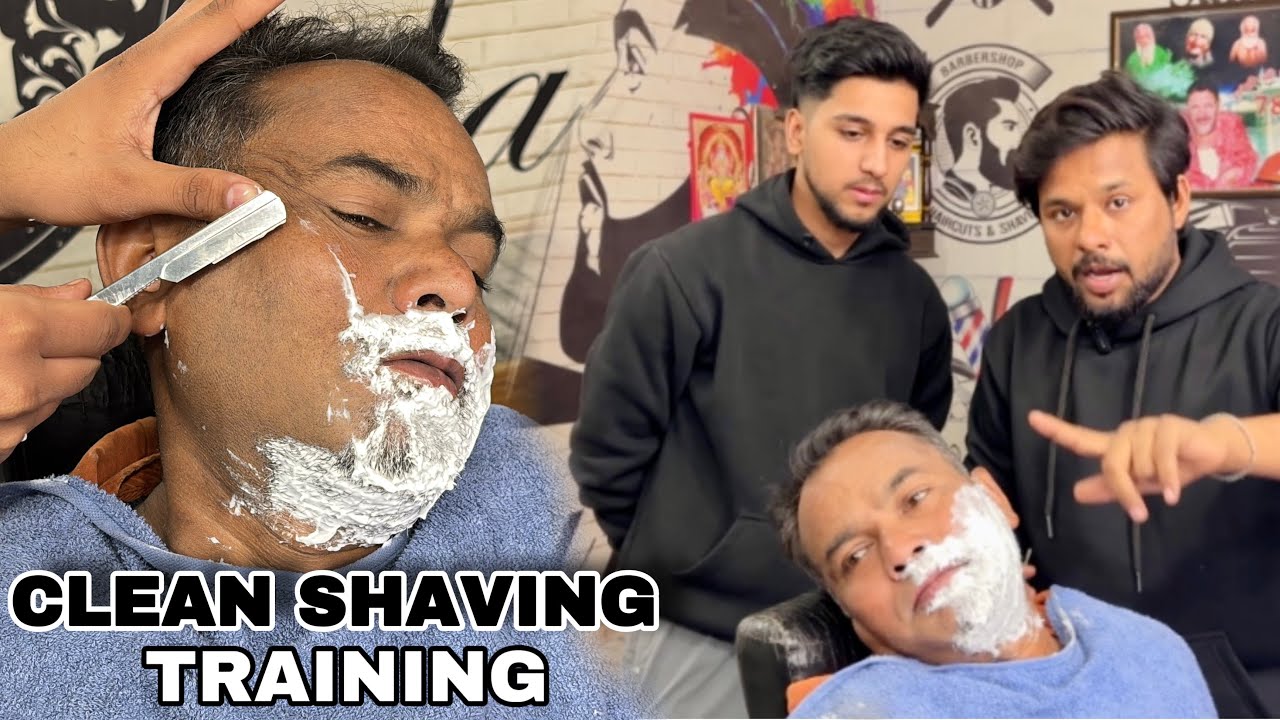 Clean Shaving Tips - Training By Sahil Barber 💈