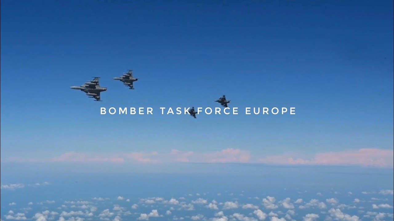 Bomber Task Force Europe, NATO Aircrafts escorts B-52H Stratofortress