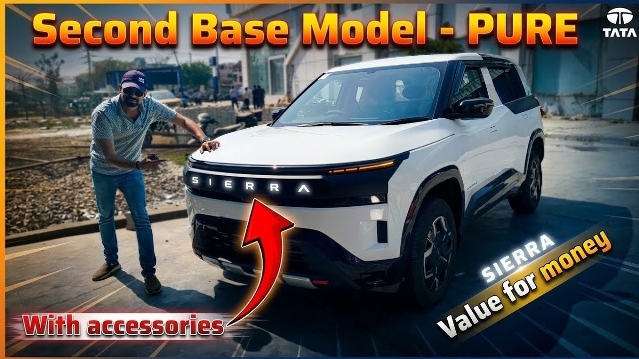Tata Sierra Pure 😎 Budget में भौकाल with all features 