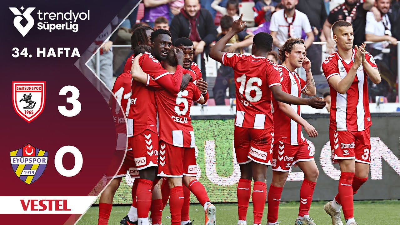 Vestel | Samsunspor (3-0) Eyüpspor - Highlights/Özet | Trendyol Süper Lig - 2024/25