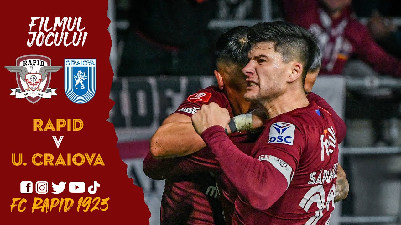 🎬 #FilmulJocului: RAPID - U. Craiova 2-2