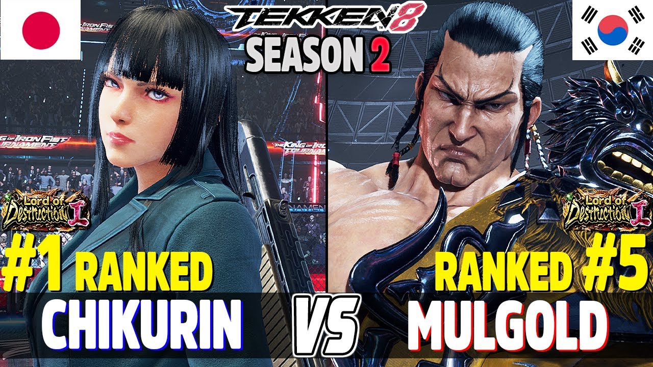 Tekken 8  ▰  CHIKURIN (#1 Ranked Lili) Vs MULGOLD (#5 Ranked Feng) ▰ High Level Gameplay!