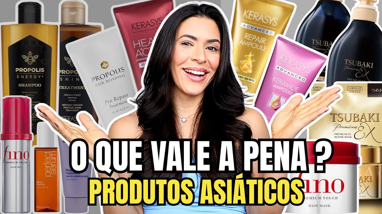 TOP PRODUTOS DE CABELO ASIÁTICOS - Coreanos e Japoneses: O que mais vale a pena? #BlackFriday2025