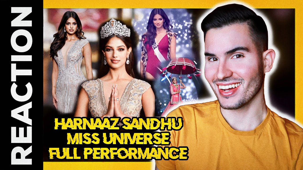 Harnaaz Sandhu - Full Performance : Miss Universe 2021 Reaction and Review - Miss India wins BIG 👑