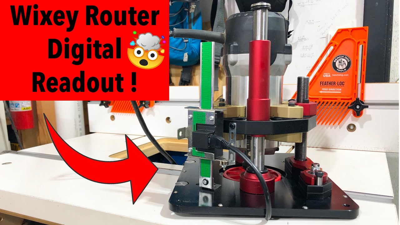 Router Digital Readout. Wixey Digital Router Readout and Jessem Master R Lift II Install.