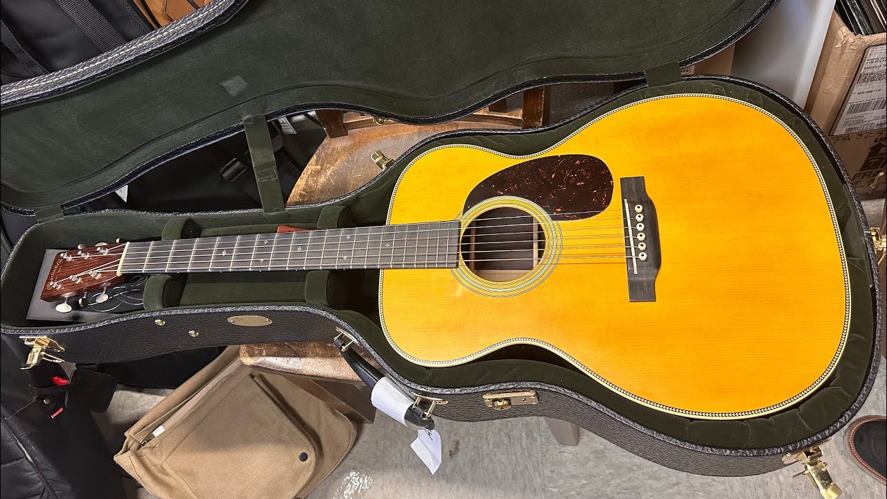 New Martin Custom Shop 1937 Authentic 000-28- Rhythm Acoustic Guitar & “Pulling Tone”
