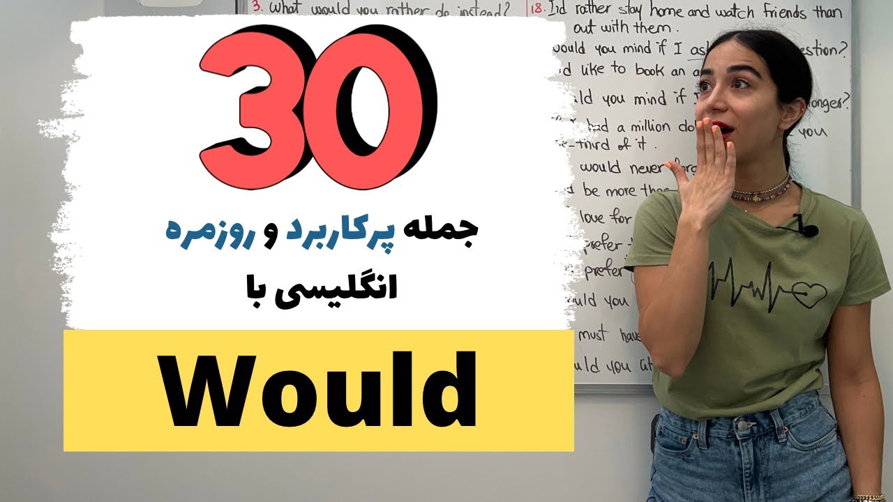 30 جمله پرکاربرد انگلیسی با would که باید بدانید