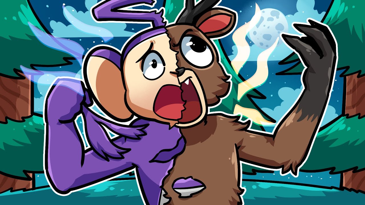 I CHANGE TO DEER MONSTER! | Tinky Winky Plays: Roblox Become 99 Nights Monster