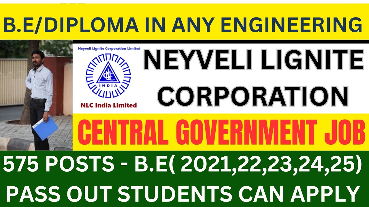NLC Recruitment 2025 🔥 | 575 Apprentice Vacancy | B.E / Diploma | Apply Online | Tamil #nlcjobs