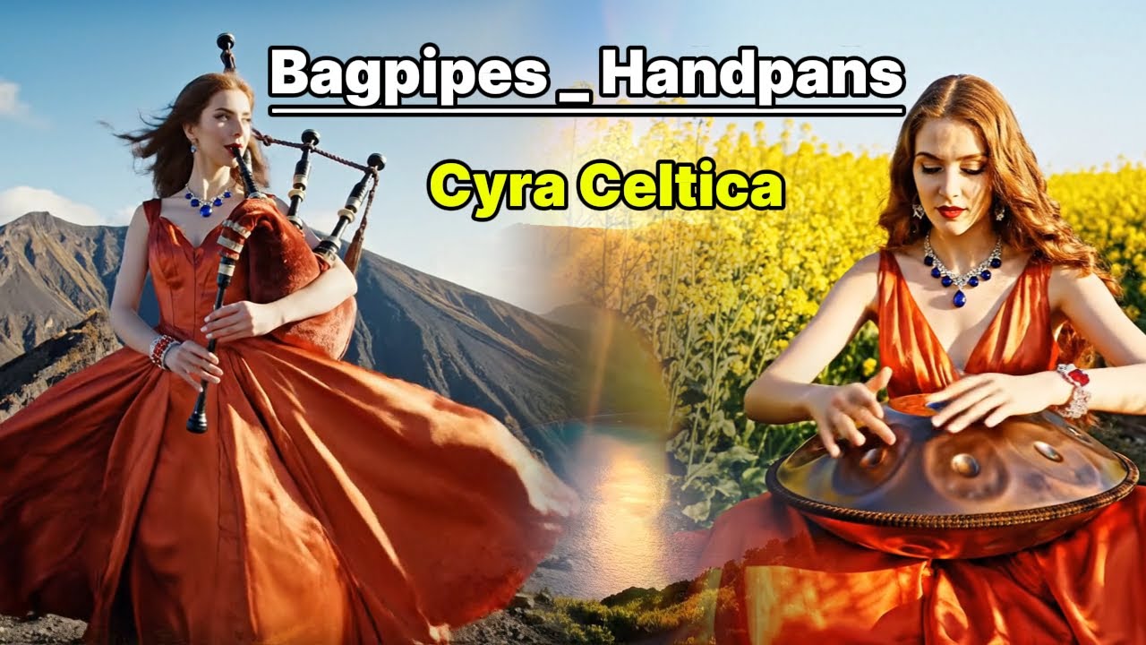 Cyra Celtica: Jeju Volcanic Serenity - Epic Bagpipe & Handpan 4K