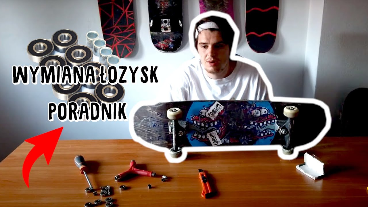 Mati wymienia łożyska, a ono wyrywa się z rękojeści (WYMIANA ŁOŻYSK W DESKOROLCE PORADNIK)