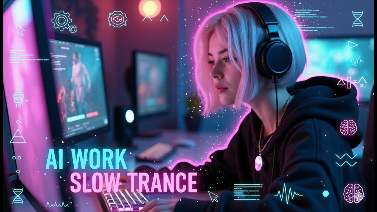 Electronic 𝗖𝗛𝗜𝗟𝗟 Music for Work | 🚀 𝗦𝗟𝗢𝗪 𝗧𝗥𝗔𝗡𝗖𝗘 ✨ Productivity Mix for Study & Coding 💻
