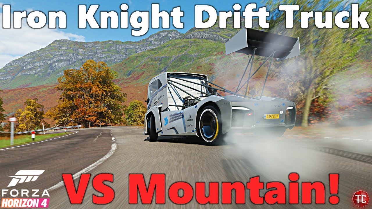 Forza Horizon 4: 2400 HP Iron Knight DRIFT TRUCK!? VS Mountain Pass