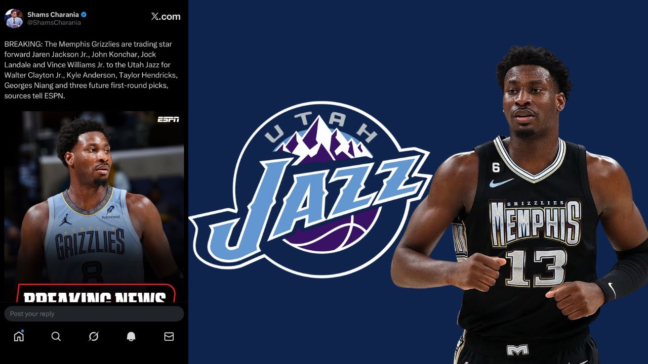 Jaren Jackson Jr Traded To The Utah Jazz!!