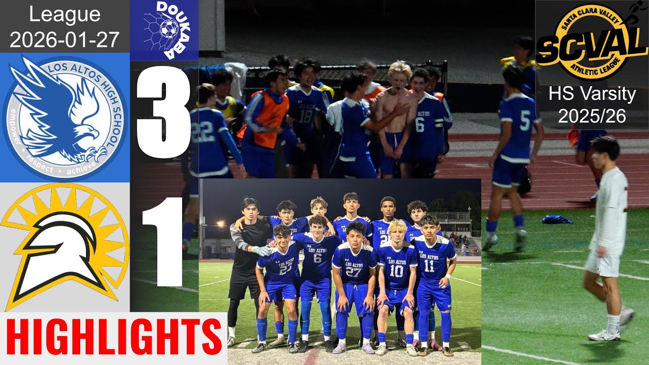 ⏱️ Derby Decided by Late Goals | Los Altos HS 3-1 Mountain View HS | SCVAL | 2026-01-27 | HL