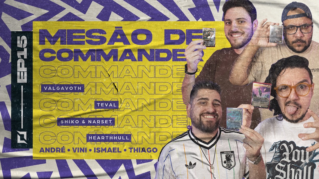 TABLE LEGENDS [COMMANDER #9]: VALGAVOTH x SHIKO & NARSET x TEVAL x HEARTHHULL com @UMotivo