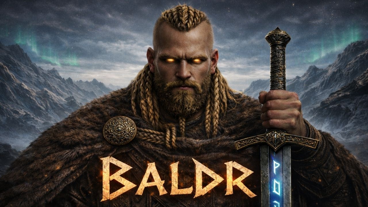ᛉ Baldr: Light Beyond Ragnarök - Nordic Tribal Drums | Norse Mythology Music ᛉ
