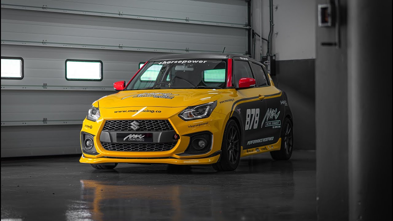 Suzuki Swift Sport Turbo Exhaust Upgrade with Max Racing Track Series Catback System 🚀🔥