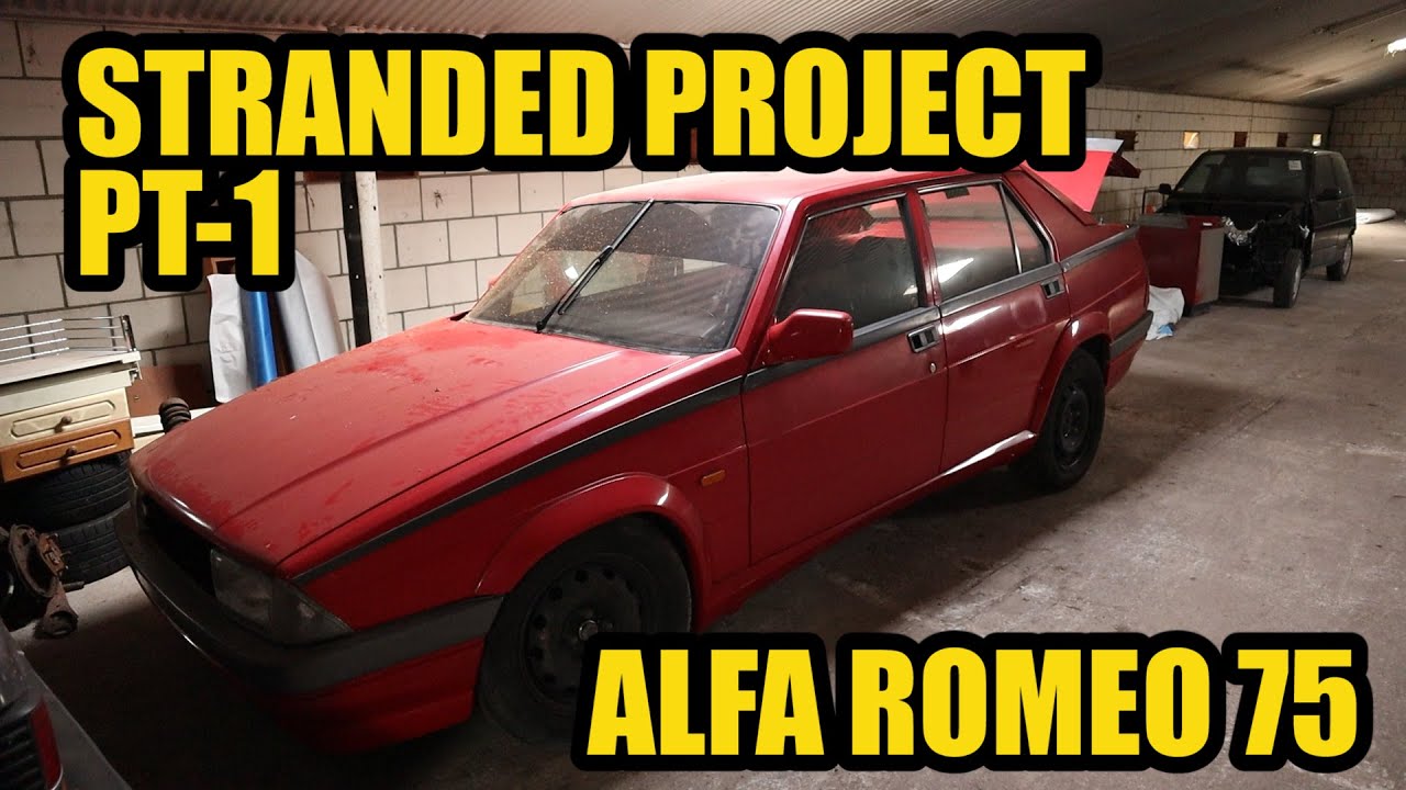 Helping A Friend - Stranded Project Alfa Romeo 75 | Lowering/Balljoint.