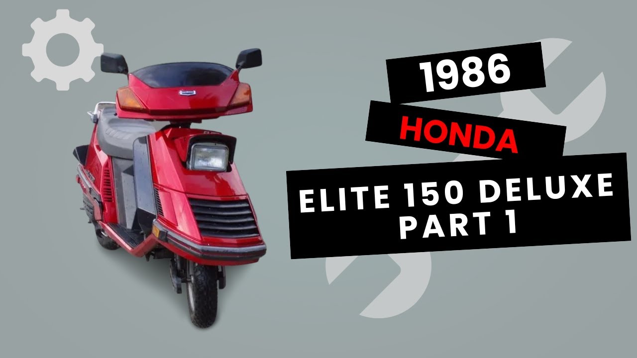 1986 Honda Elite 150 Deluxe! (Part 1)