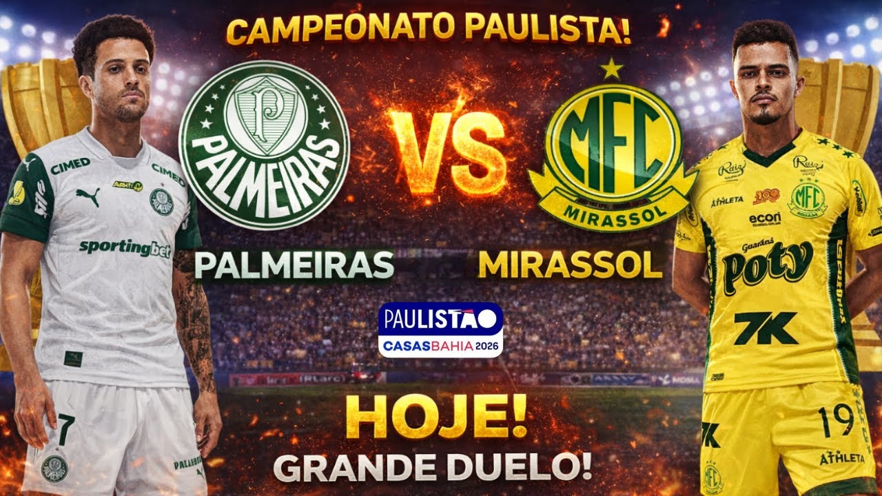 PALMEIRAS X MIRASSOL | PAULISTÃO 2026 | SIMULAÇÃO | PES 21 4K60FPS