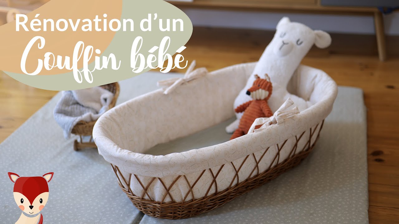 Vlog couture - rénovation d'un couffin bébé