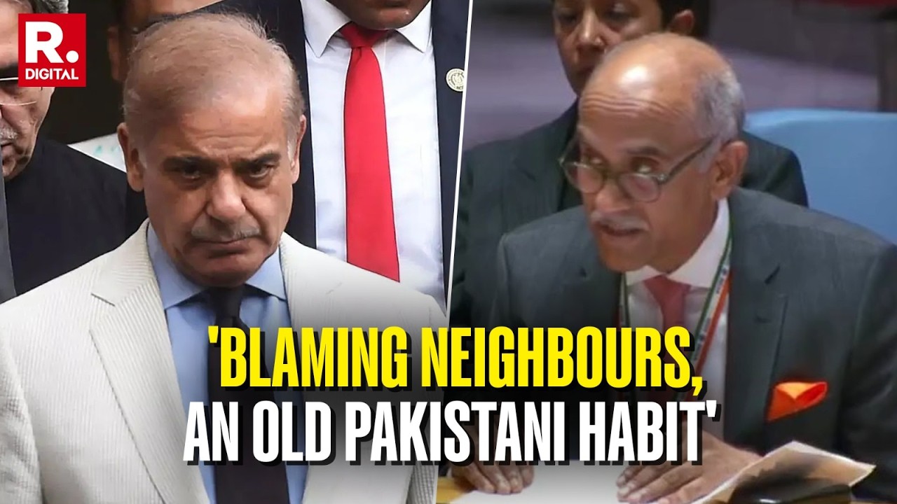 How India Showed Pakistan Reality Of It's Hypocricy In A Fierce Rebuttal At UN | Shehbaz Sharif