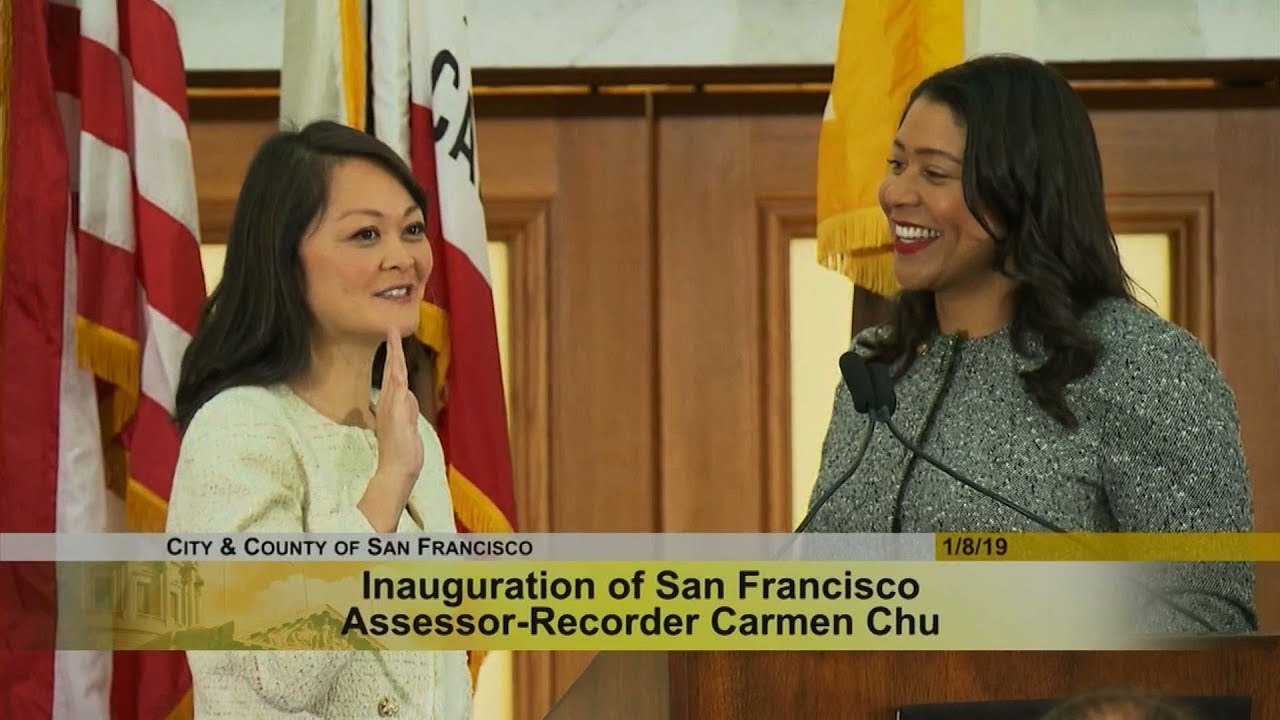 Inauguration of San Francisco Assessor-Recorder Carmen Chu