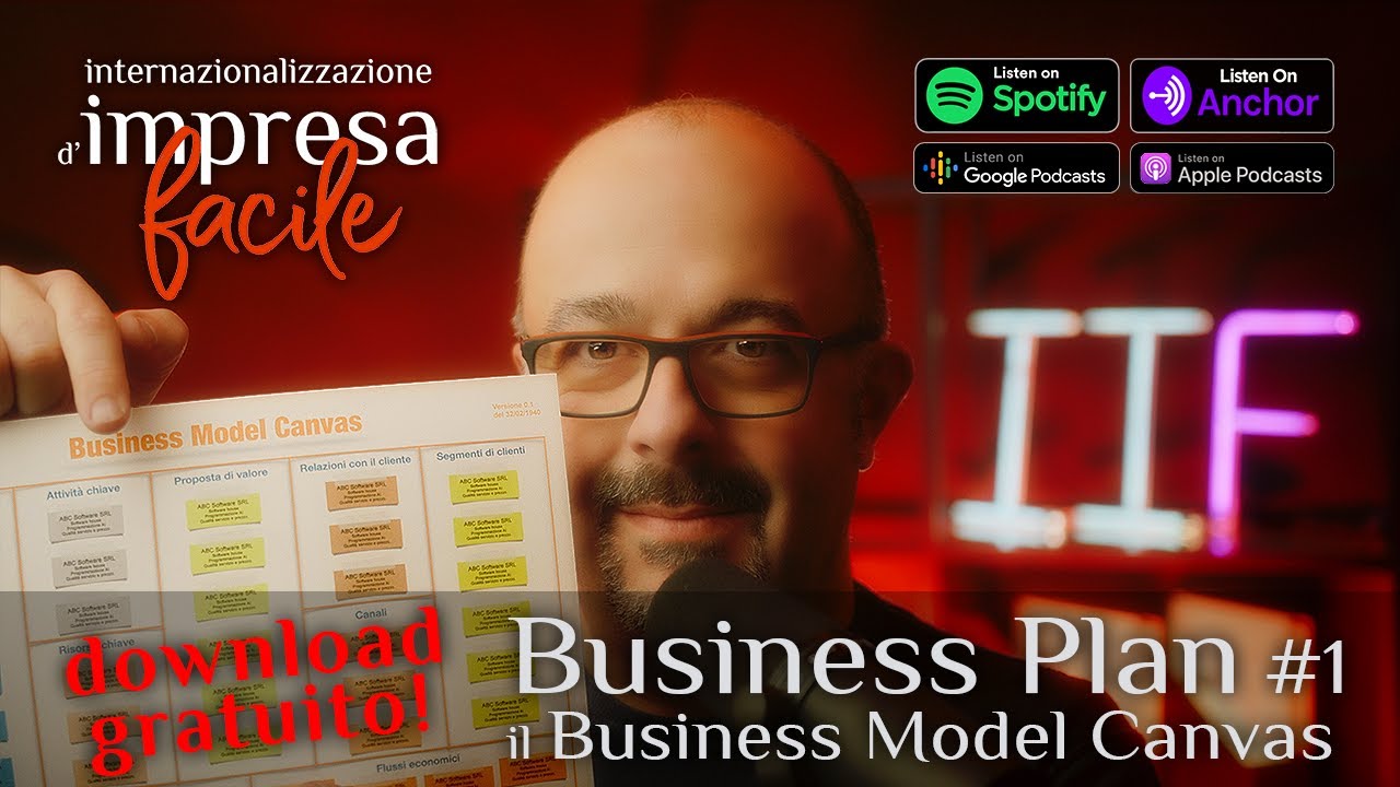 Fare un Business Plan #1: il Business Model Canvas [ Modello scaricabile gratuitamente ]