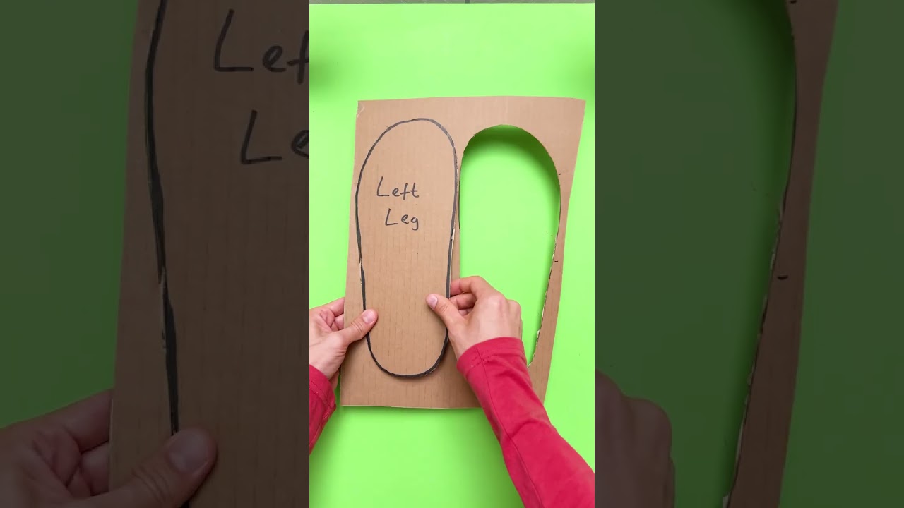📦 DIY Cardboard Slippers &ndash; So Fun!👟 #kids #craft