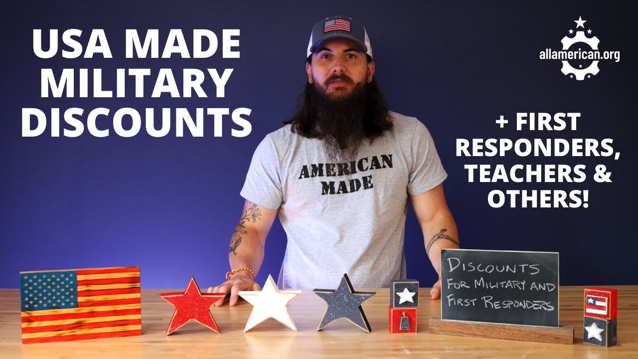 Made in the USA Discounts For Military, Veterans & First Responders (10 Great Brands!)