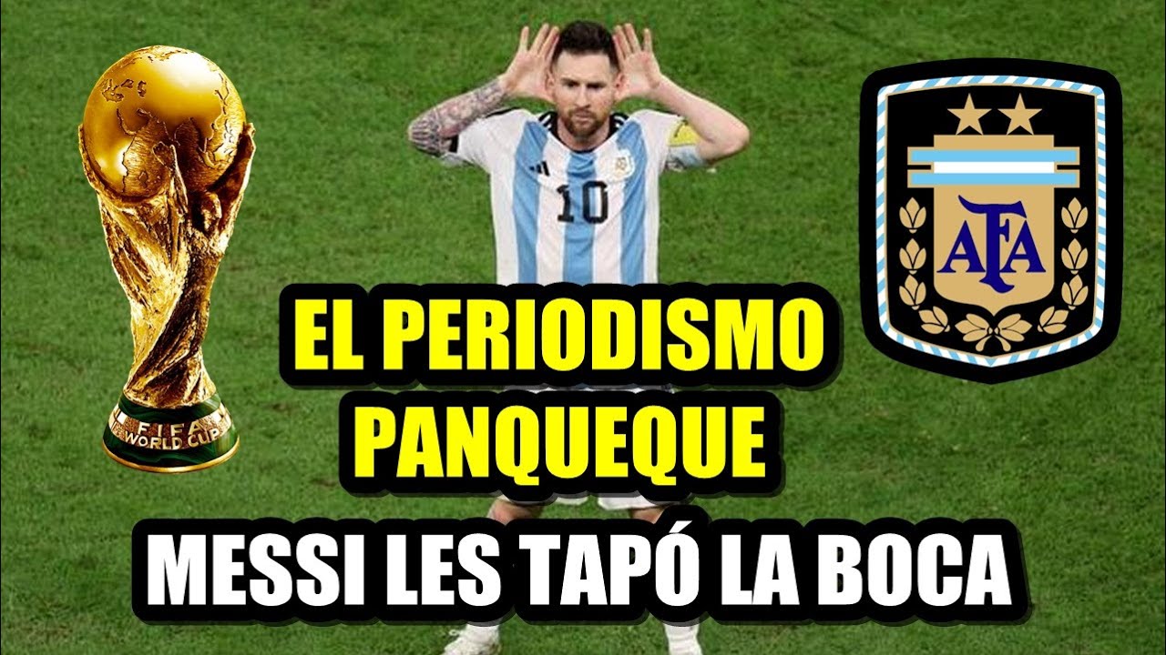 EL PERIODISMO PANQUEQUE - ARGENTINA CAMPEON EN BRASIL, PRESAGIANDO QUE EN 2022 SERÍA CAMPEÓN MUNDIAL