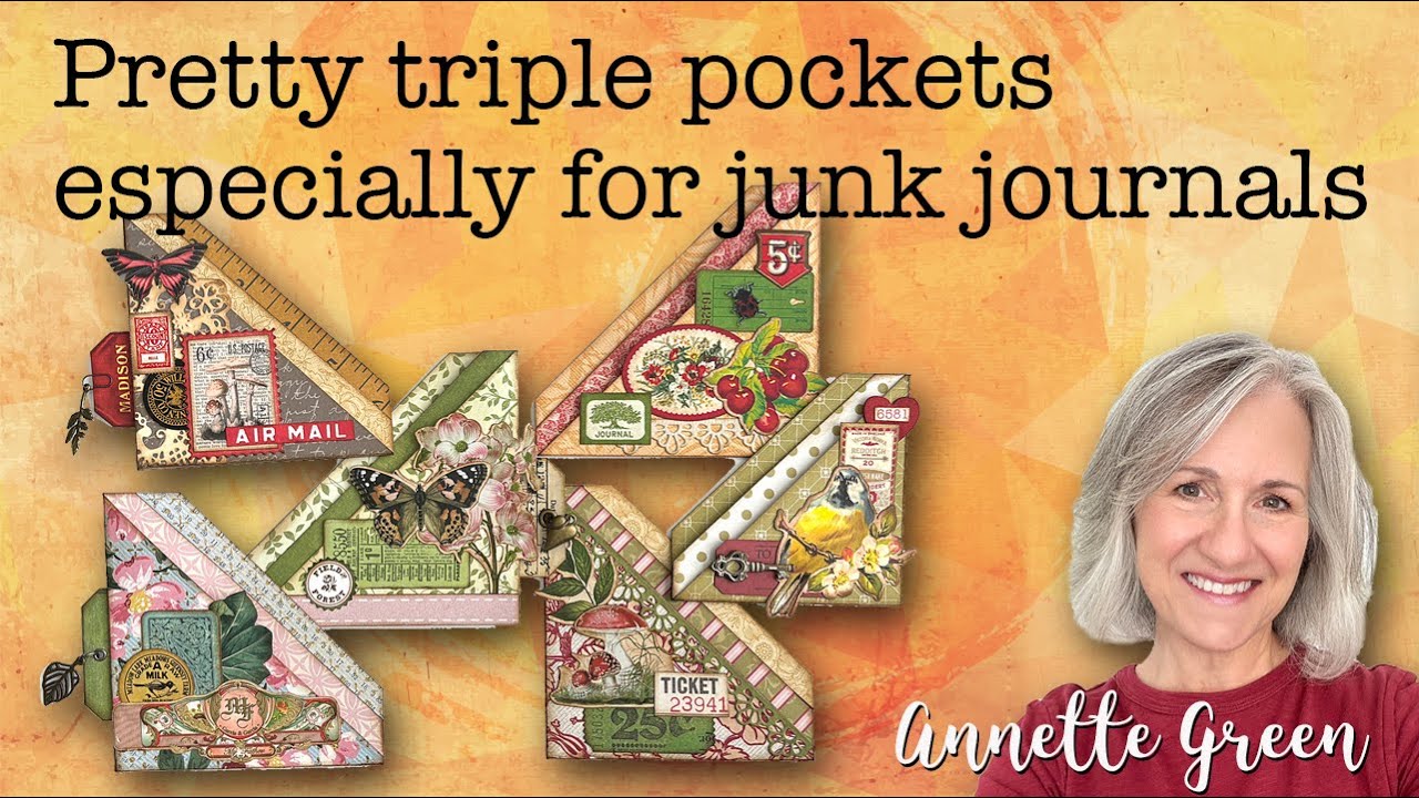 Week 24 - Junk Journal Triple Pockets