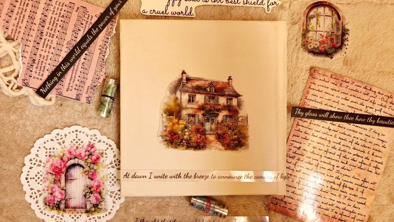 ASMR Sticker Sounds 😍 SATISFYING Scrapbook Flip Through & Peel!