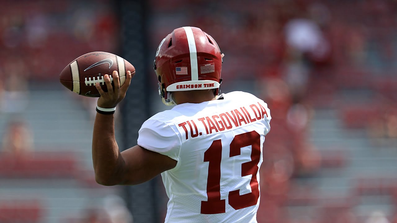 Alabama Tua Tagovailoa High Quality Clips For Edit/Intros!