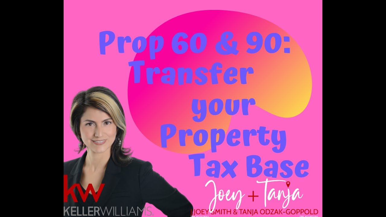 Property Taxes: Base Year Value Transfer for CA Homeowners Age 55+ (Proposition 13, 60, & 90)