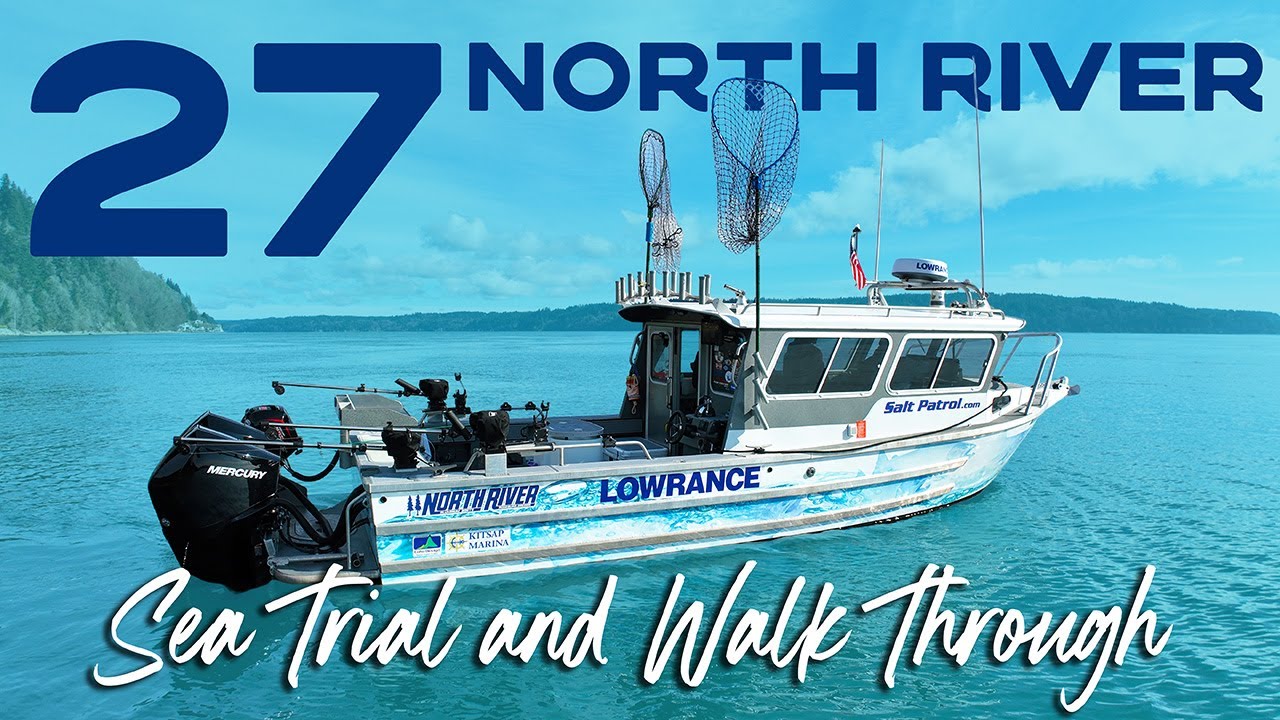 27' North River with Twin 225 Mercury Outboards - 