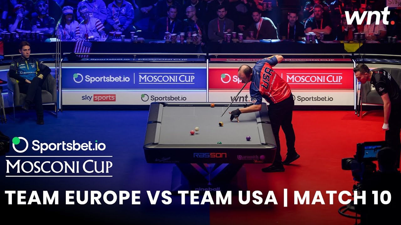 TEAM EUROPE VS TEAM USA | Match 10 | 2025 Mosconi Cup