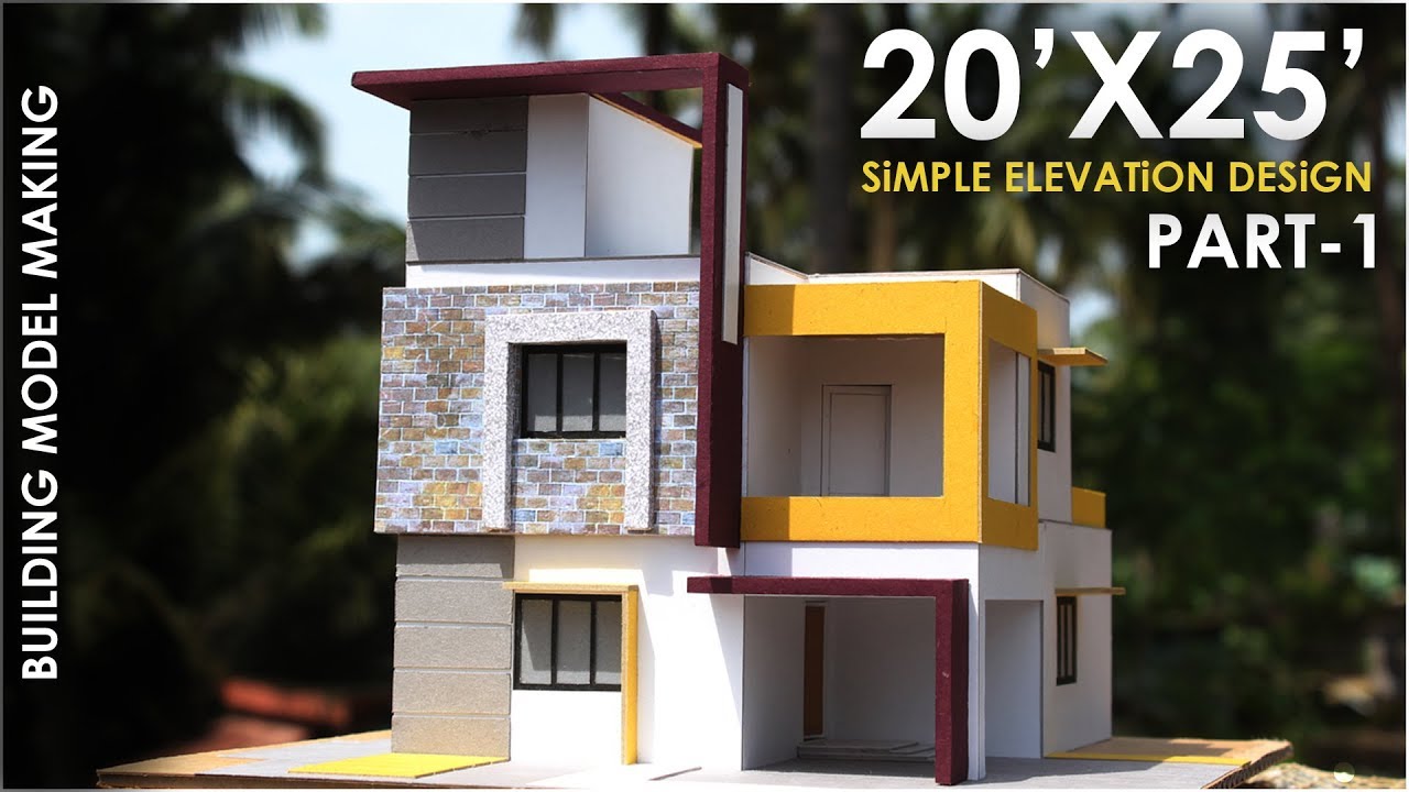 MODERN BUILDING MODEL 14x25