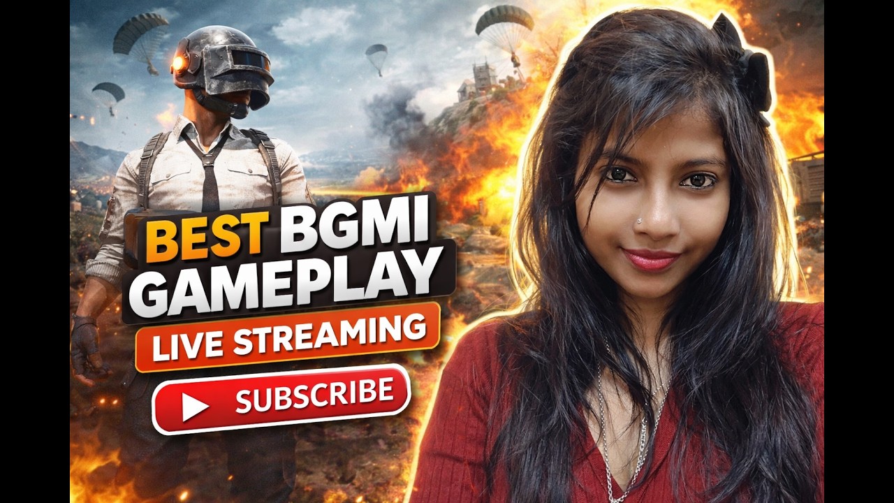 BGMI LIVE GIRL GAMER ❤️ l TEAM CODE FOR YOU 😘😍 #bgmi #girlgamer #girlsteamer #girlyoutuber #pubg