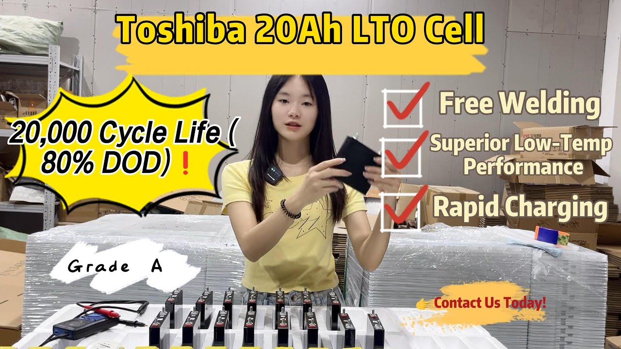 The Ultimate 20,000-Cycle Battery | Toshiba 20Ah LTO