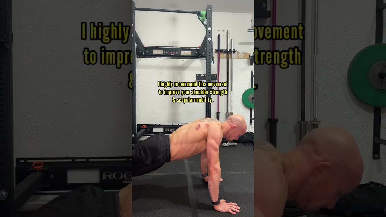 I recommend this scapular stability and mobility exercise for healthy shoulders.