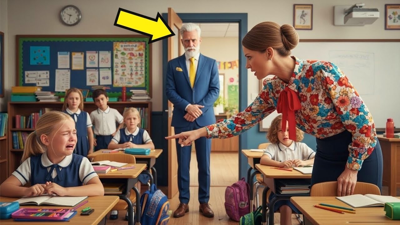 MILLONARIO APARECE DE IMPROVISO EN EL SALÓN DE CLASES... Y LO QUE VE LO DESTROZA POR DENTRO