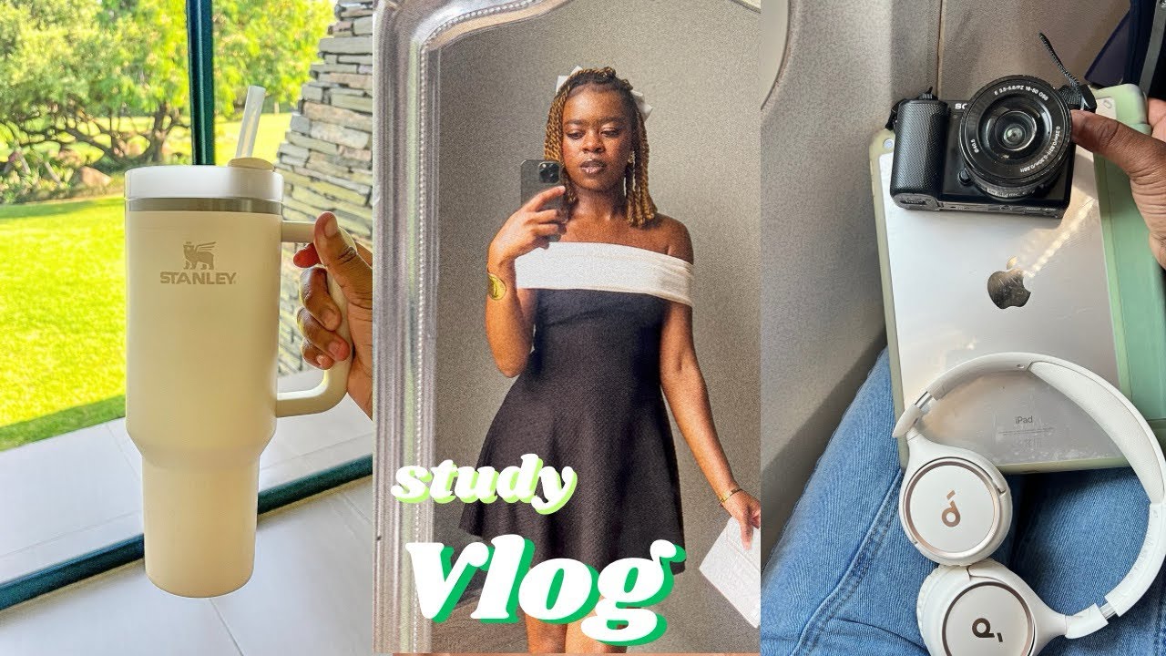 uct medical school vlog: productive week , studying, flying home, getting baptised .